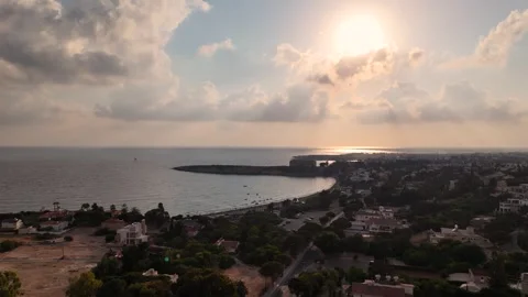 Aerial View of Cyprus Stock Footage 311173826