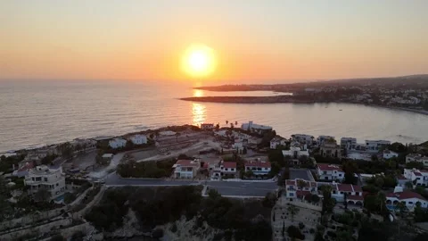 Aerial View of Cyprus Stock Footage 311461826