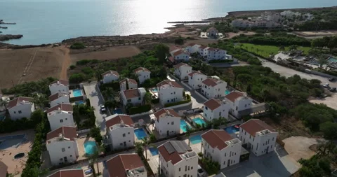 Aerial view Cyprus, Protaras. Stock Footage 247708519