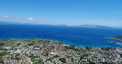Aerial view of Datca - Mugla Turkey Stock Footage 108274113