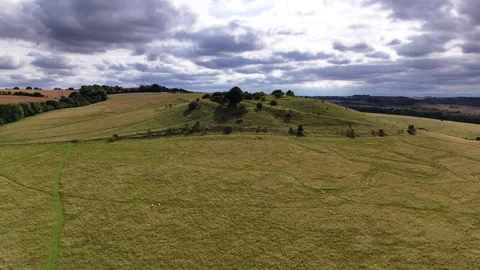 Aerial View of Deacon Hill Stock Footage 311462229