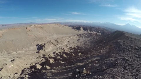 Aerial view Of Death VaAerial view Of Death Valley, Atacama Desert, Chile Video stock 106985057
