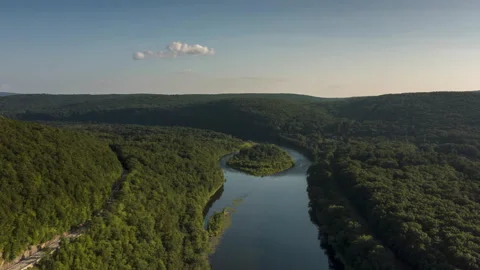 Aerial view on Delaware Stock Footage 176676383