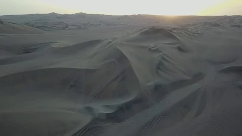 Aerial view of desert in Peru. Stock Footage 95275311
