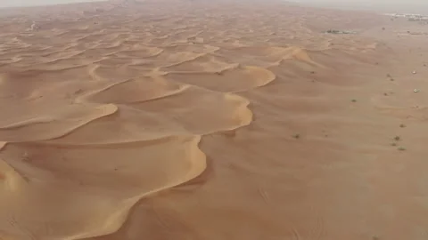 Aerial view of the desert in the UAE. Stock Footage 165975547