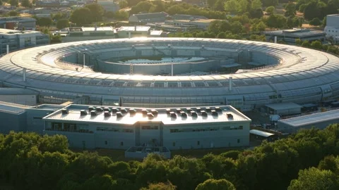 Aerial view of Diamond Light Source in Didcot, United Kingdom. Stock Footage 341423032