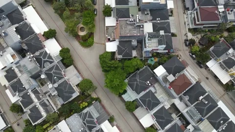 Aerial view of the district Stock Footage 260865212