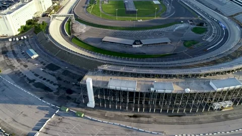 Aerial view of Dover Downs Racetrack In Dover, Delaware Stock Footage 139070496