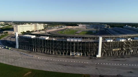 Aerial view of Dover Downs Racetrack In Dover, Delaware Stock-Footage 139070500