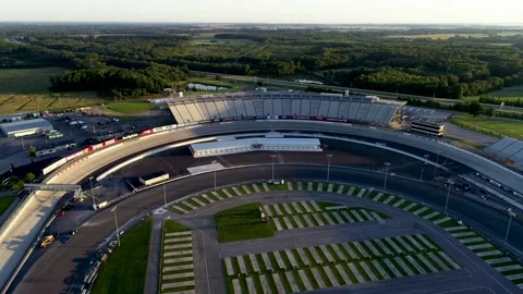 Aerial view of Dover Downs Racetrack In Dover, Delaware Stock-Footage 139070563