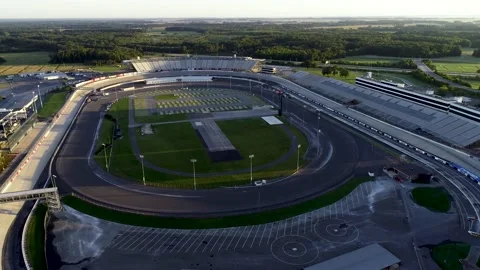 Aerial view of Dover Downs Racetrack Stock Footage 139070590
