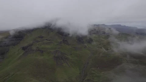 Aerial view of dramatic landscape Stock Footage 249961229