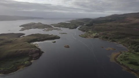 Aerial view of dramatic landscape Stock Footage 249964000