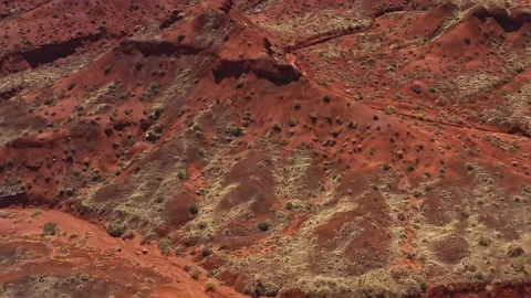 Aerial view of dramatic terrain in Utah 4k Video stock 171286090
