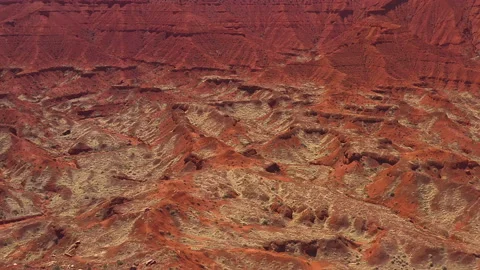 Aerial view of dramatic terrain in Utah 4k Stock Footage 171286095