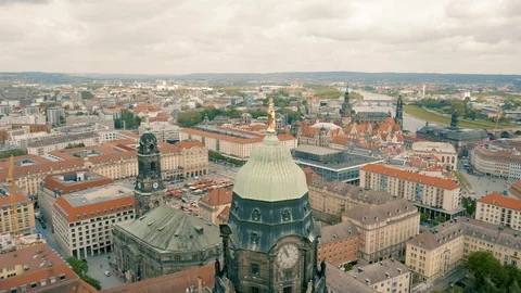 Aerial view of Dresden Stock Footage 108506188