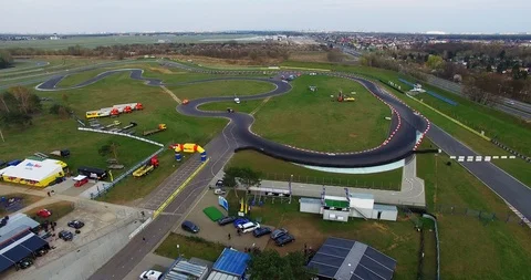 Aerial view of drift track Stock Footage 121801405