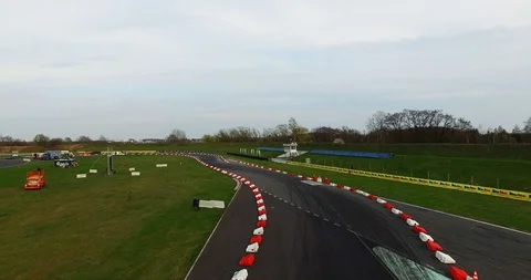 Aerial view of drift track Stock Footage 121802855