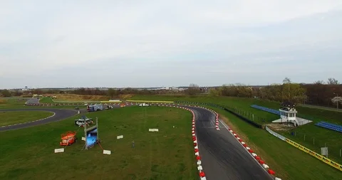 Aerial view of drift track Stock Footage 121803851