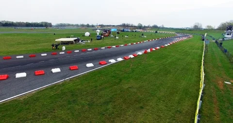 Aerial view of drift track Stock Footage 121810218