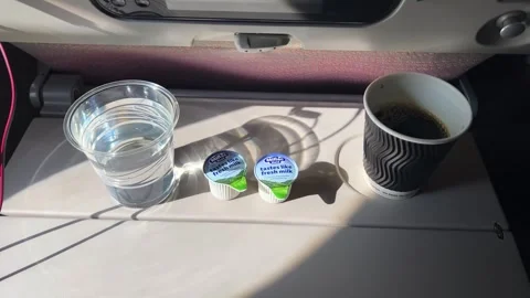 Aerial view with the drinks Vídeos de archivo 245490511