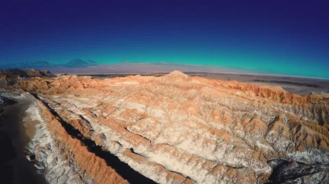 Aerial view with drone in Chile Stock Footage 68940651