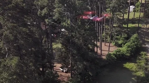 Aerial view of drone in flight. Stock Footage 89625025