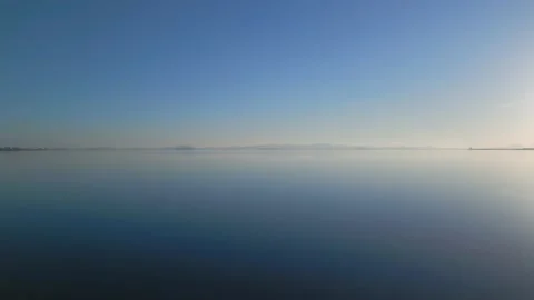 Aerial view of drone flight over sea Stock Footage 229545766