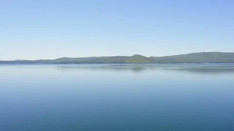 Aerial view; drone moving backward to the mixed forest Video stock 110169980