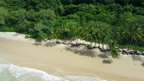 Aerial view of drone moving forward and the camera moving down showing a Stock Footage 179365013