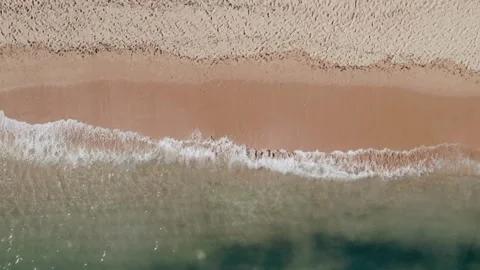 Aerial view drone over beach sea. Stock Footage 277401395