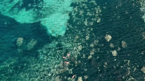 Aerial view drone over beach sea. Stock Footage 280117030