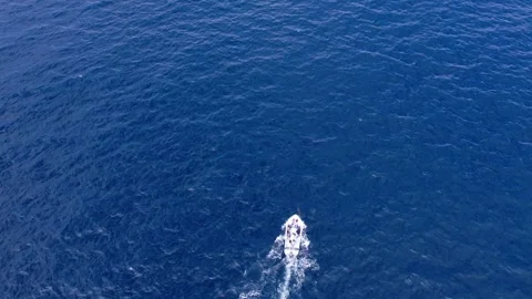 Aerial view drone over beach sea. Stock Footage 301801509