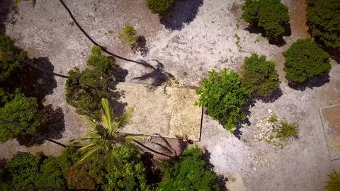 Aerial view of droner taking off in the tropics. Stock Footage 95269718
