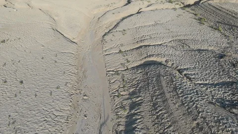 Aerial view drought 動画素材 124790903