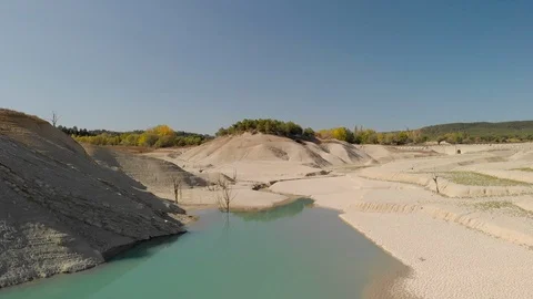 Aerial view drought 動画素材 124791167