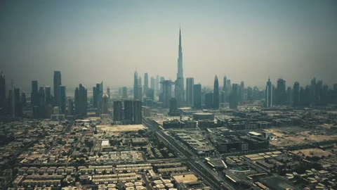 Aerial view on Dubai, UAE. Drone footage. Stock-Footage 114367465