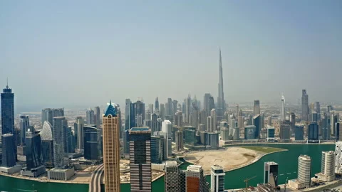 Aerial view on Dubai, UAE. Drone footage. Stock-Footage 114373379