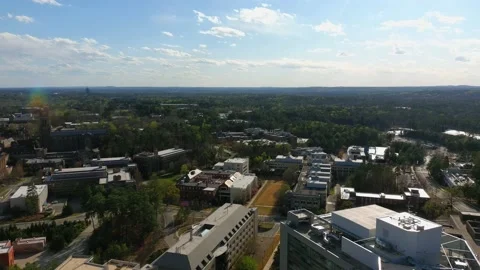 Aerial View of DUKE University Campus | Stock Video | Pond5