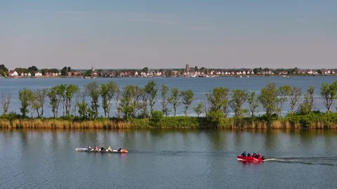 Aerial View of Durgerdam Video stock 309866792
