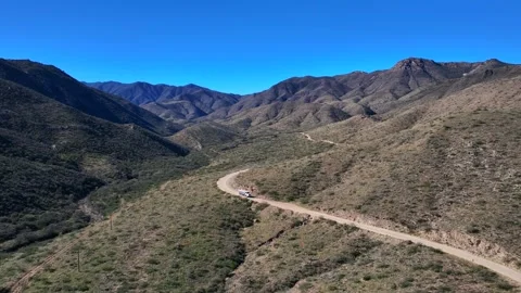 Aerial view of E crown king rd, Mayer, United States. Stock Footage 327452740