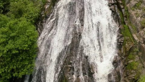 Aerial view of Efrata Falls. Sumatra, Indonesia. Stock Footage 241892371