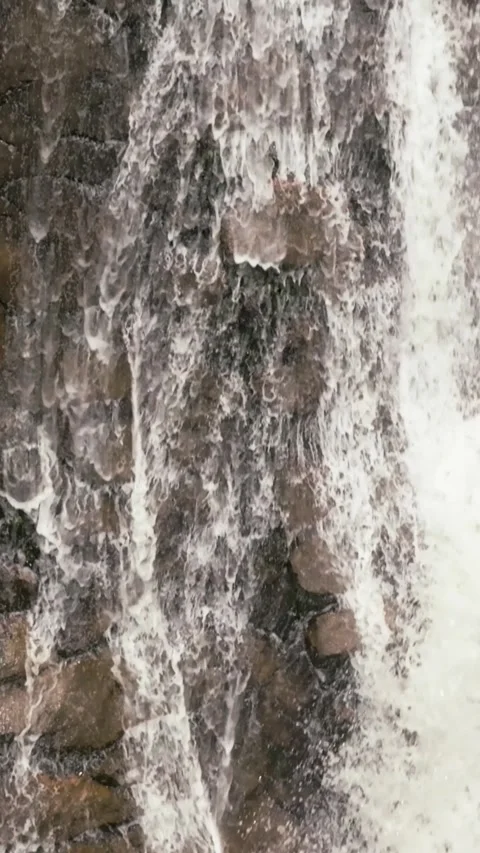 Aerial view of Efrata Falls. Sumatra, Indonesia. Stock Footage 252253642