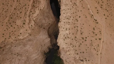 Aerial view of Ein Avdat Canyon. Zin Wilderness. Israel. DJI-0207-06 Video stock 123651706