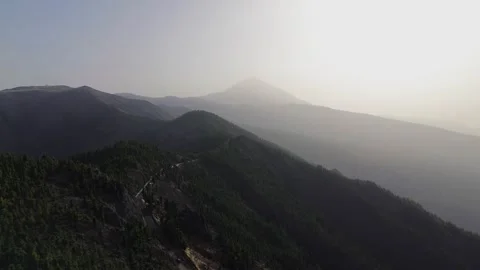 Aerial View of El Teide 库存影片 320169003