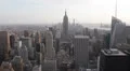 Aerial View of Empire State Building, NYC Skyline, Midtown Manhattan HD Footage