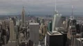 Aerial View of Empire State Building, NYC Skyline, Midtown Manhattan HD Footage