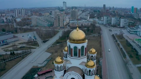 Aerial view of an empty city during a pandemic 스톡 동영상 149142733