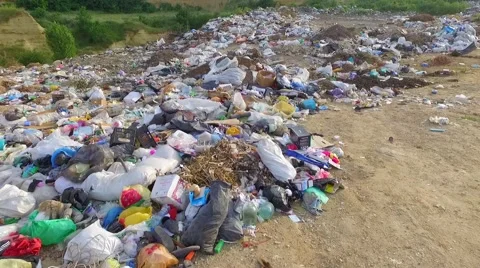 AERIAL VIEW. Environmental problems in Ukraine. Environmental pollution Stock-Footage 52654804