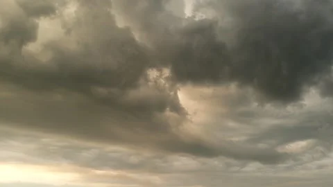 Aerial view of epic clouds Stock Footage 248870731